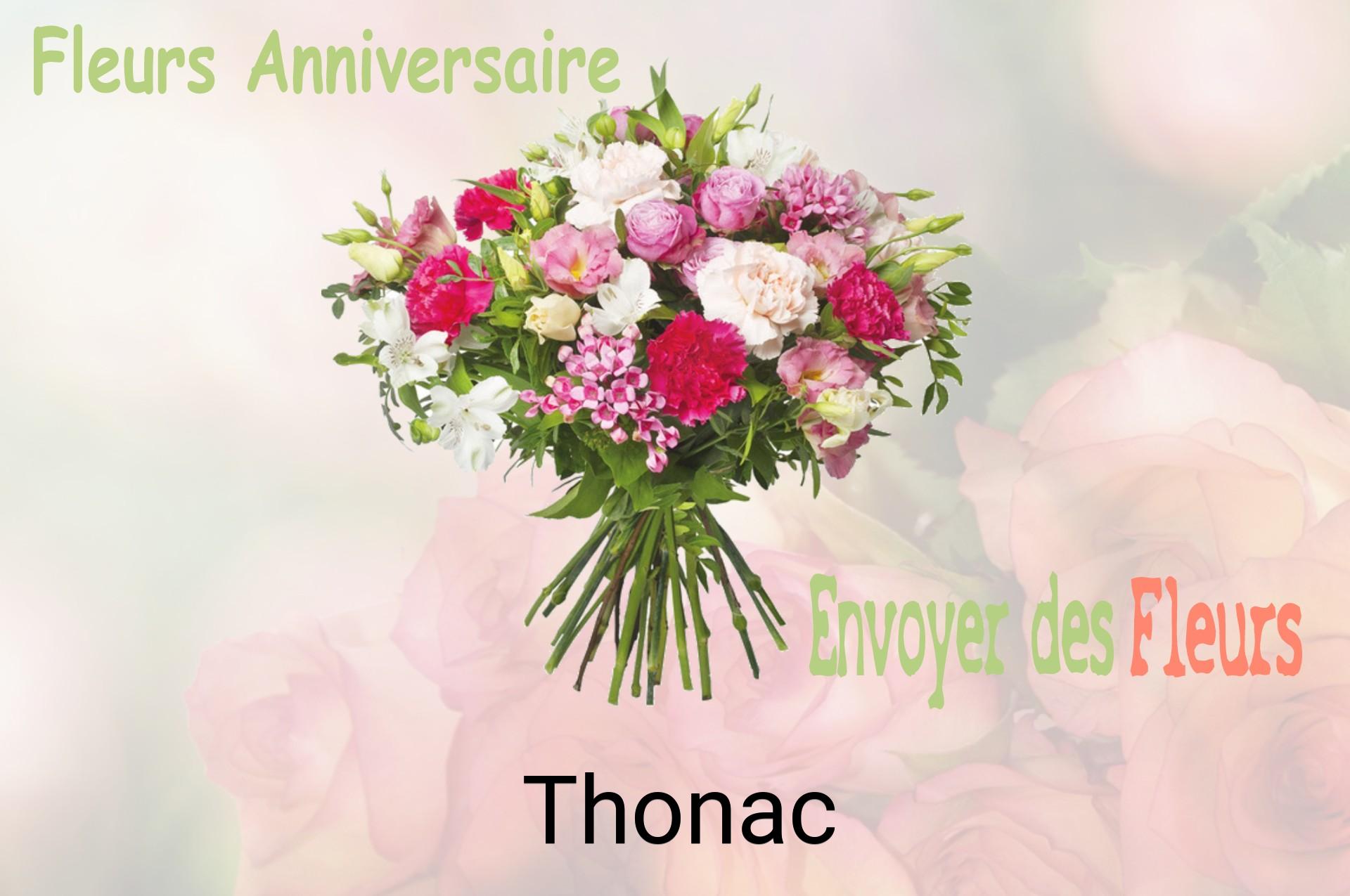 Bouquet de fleurs d’anniversaire livré à Thonac